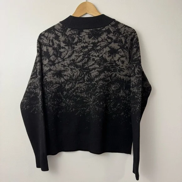 Athleta Women's Textured Jacquard Crew Neck Wool Blend Sweater Size XS - Picture 4 of 7